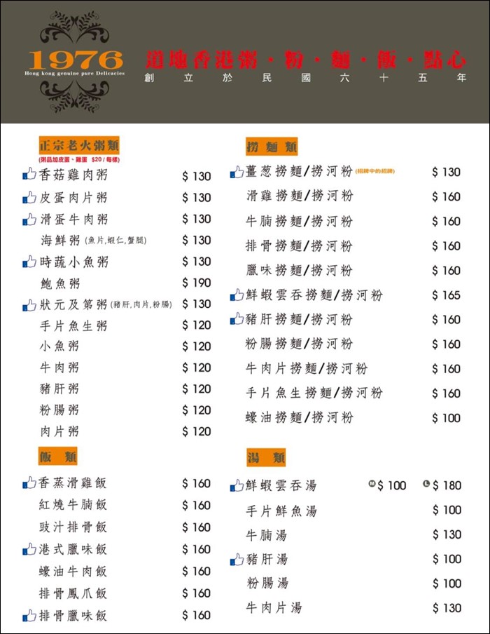 茶餐廳,1976道地香港美食,東區港式料理,台北港式料理,一九七六菜單,板南線美食,東區美食 @PEKO の Simple Life
