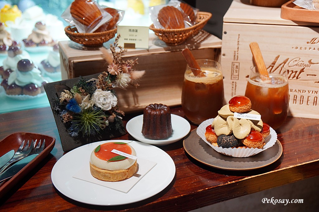 台北咖啡廳,中山國小站美食,中山國小站咖啡廳,在室甜點,北法式甜點,聖多諾黑 @PEKO の Simple Life