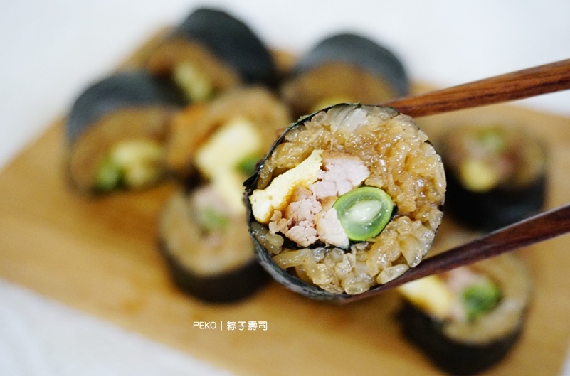 粽子創意料理,懶人料理,粽子壽司,粽子料理,親子料理 @PEKO の Simple Life