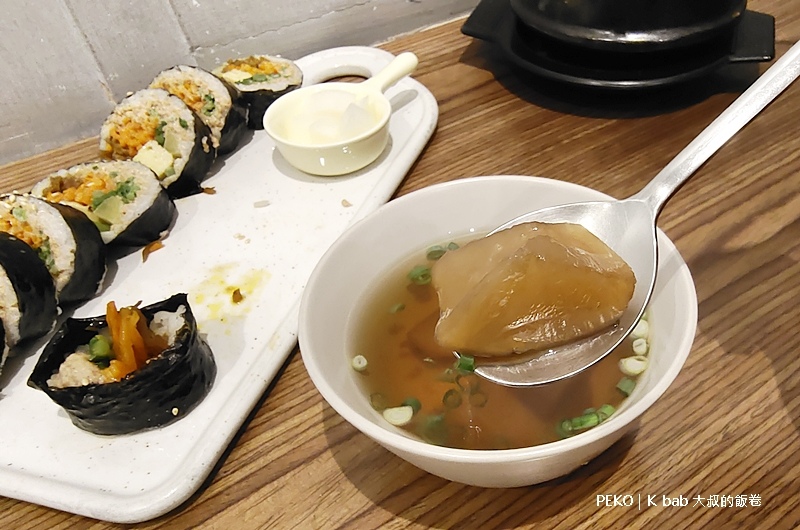 韓式飯卷,大叔的飯卷菜單,中友百貨美食,台中美食,台中韓式料理,大叔的飯卷,台中韓式飯卷 @PEKO の Simple Life