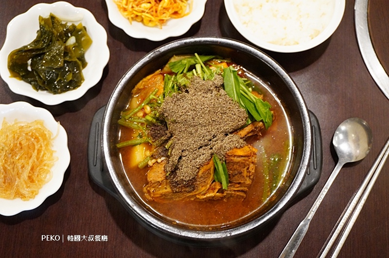 韓國大叔菜單,馬鈴薯排骨湯,台北韓式料理,六張犁美食,六張犁韓式料理,韓國大叔餐廳 @PEKO の Simple Life